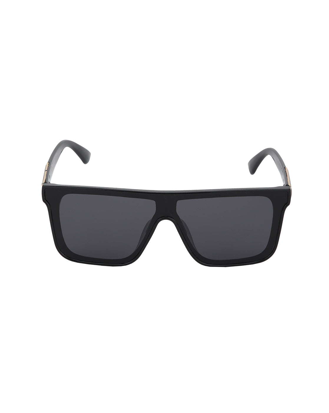 Black and Gold Toned with Blue Polarised Wayfarer Sunglass for men
