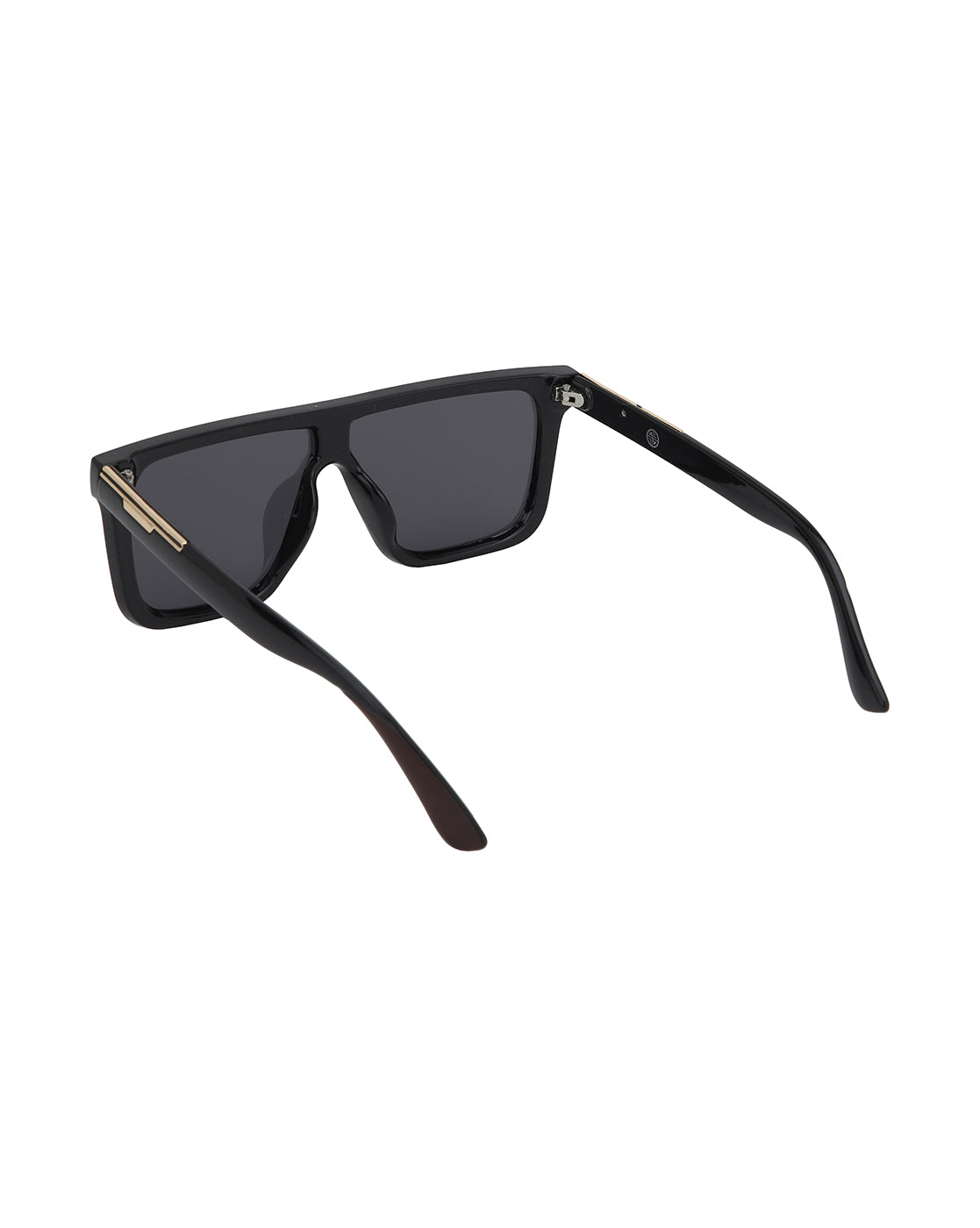 Black and Gold Toned with Blue Polarised Wayfarer Sunglass for men