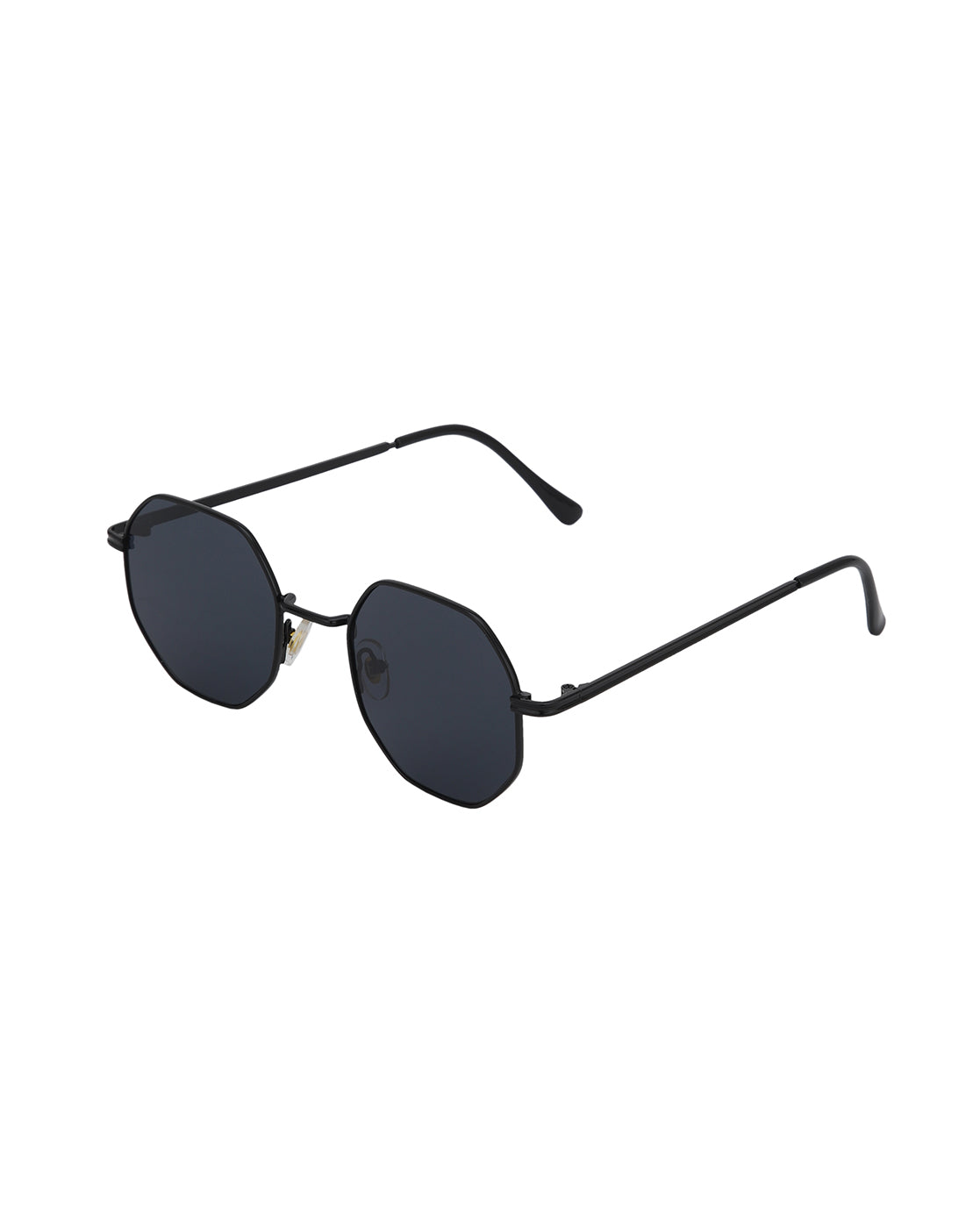 Black Toned with UV Protected Lens Rectangle Sunglass for unisex