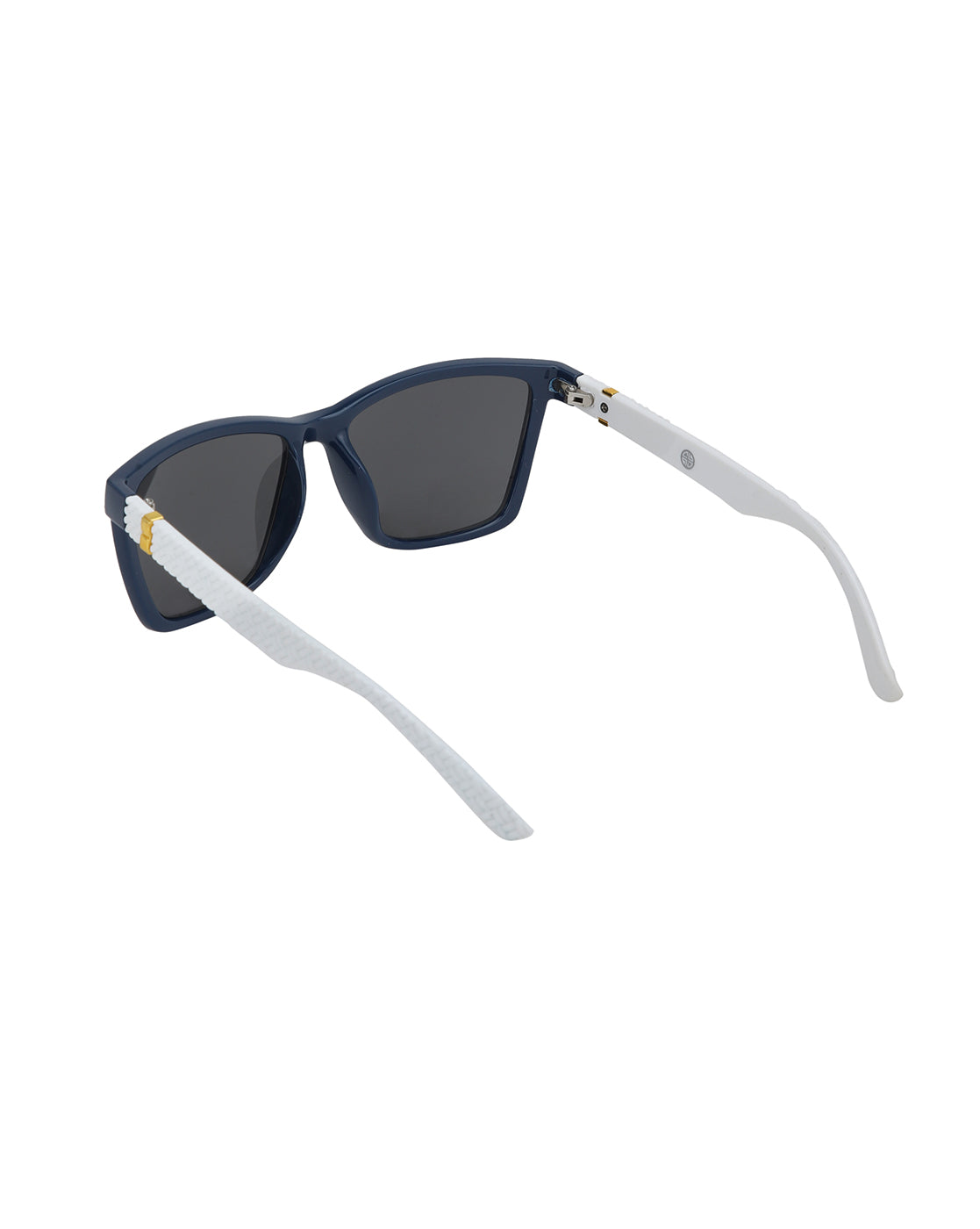 Blue with White Toned and UV Protected Lens Rectangle Sunglass for unisex