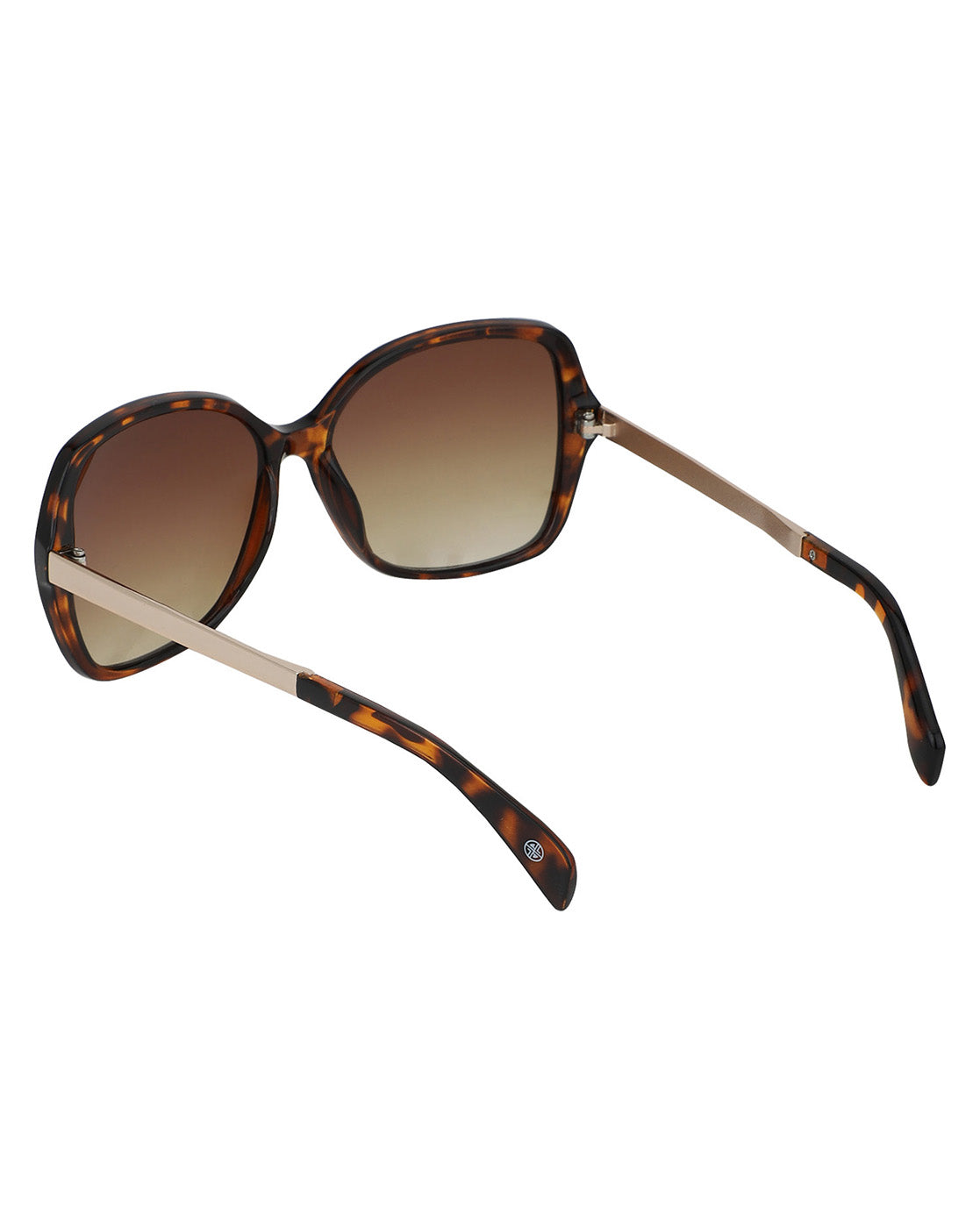 Carlton London Yellow Lens & Brown Oversized Sunglasses Uv Protected Lens For Women