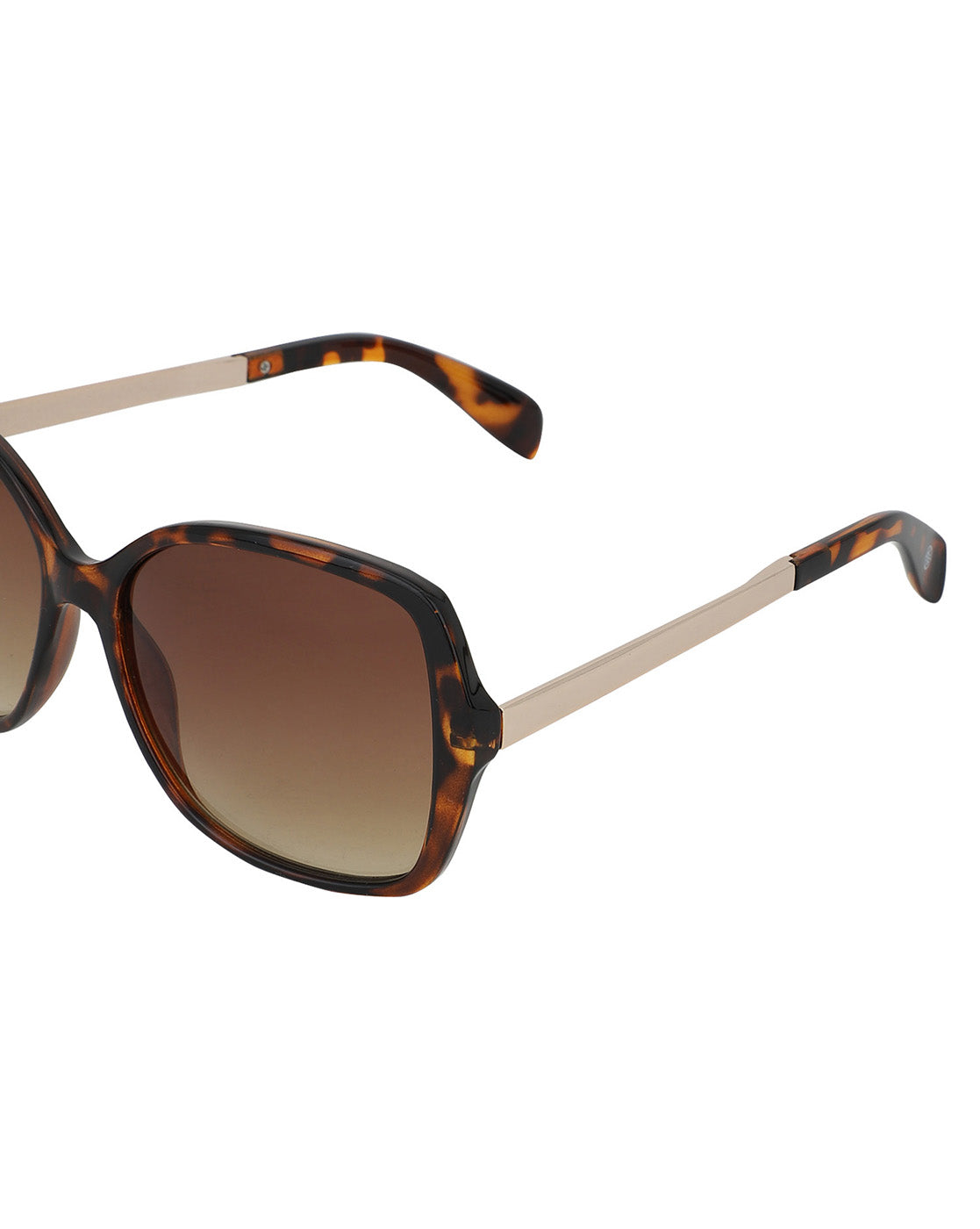 Carlton London Yellow Lens & Brown Oversized Sunglasses Uv Protected Lens For Women