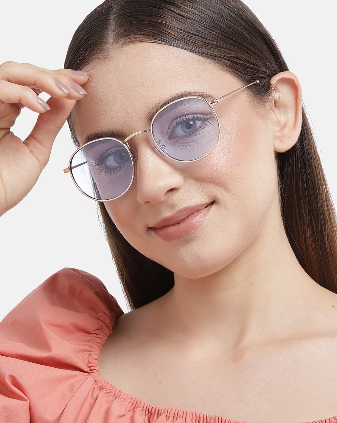 Carlton London Round Sunglasses With Uv Protected Lens For Women