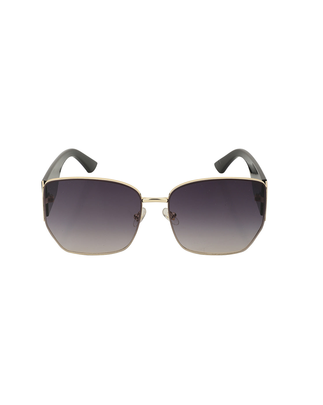 Gold And Black Toned With Uv Protected Oversized Women Sunglass