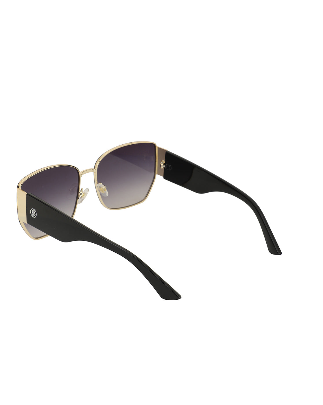 Gold And Black Toned With Uv Protected Oversized Women Sunglass