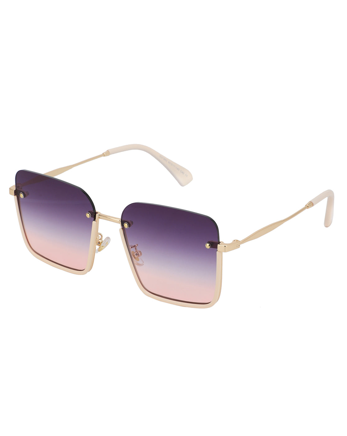 Premium Gold Toned & UV Protected Lens Oversized Sunglass for women