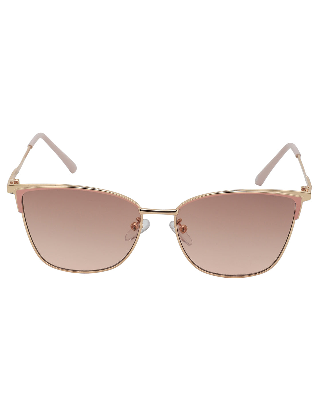 Gold & Pink Toned with UV Protected Lens Cateye Sunglass for women