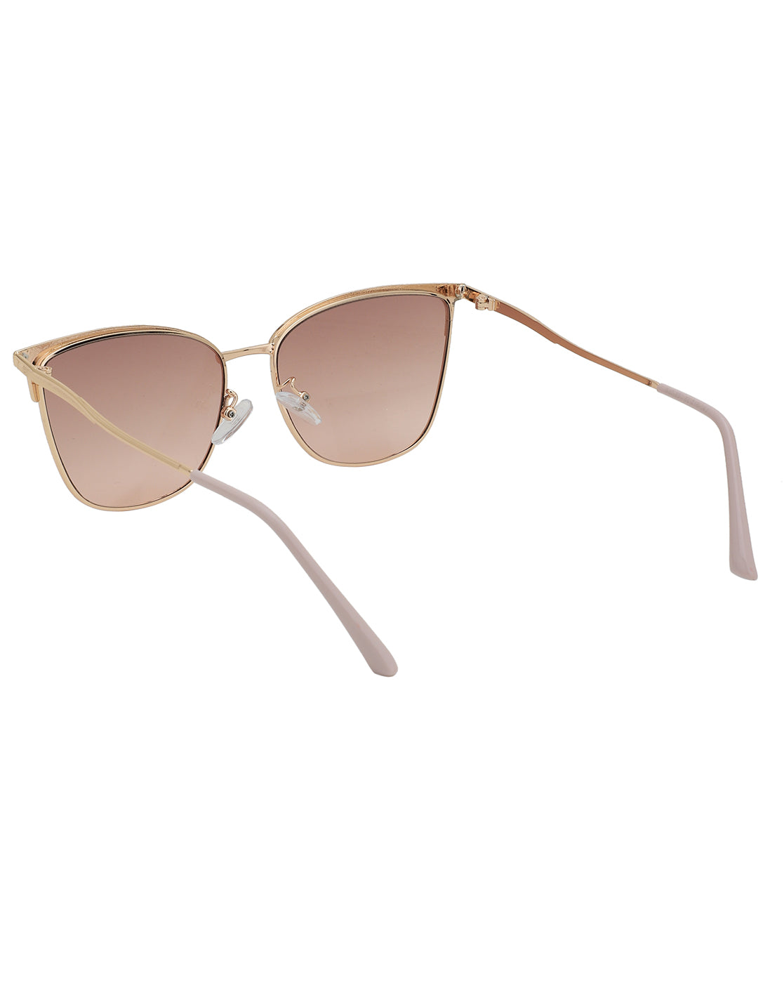Gold & Pink Toned with UV Protected Lens Cateye Sunglass for women