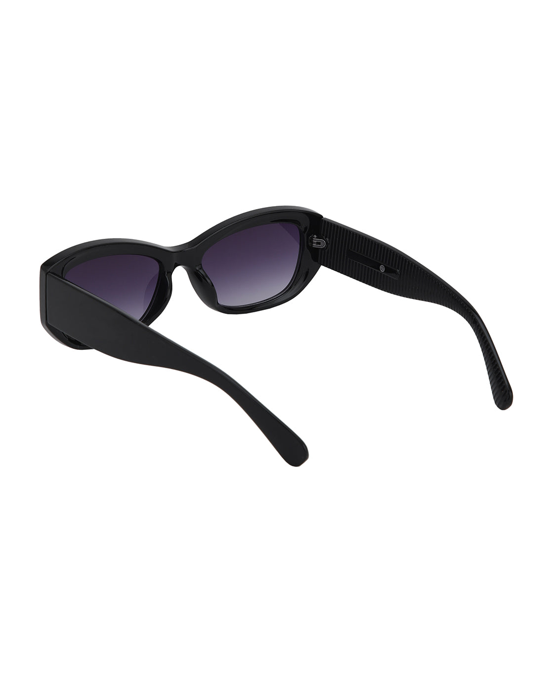 Black Toned with Blue Shade UV Protected Lens Butterfly Sunglass for womens
