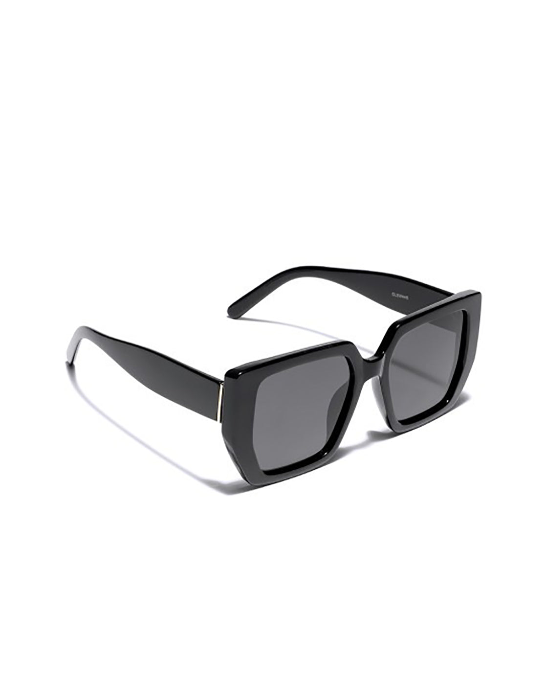 Women Black Toned with Black Polarized Lens Oversized Sunglasses