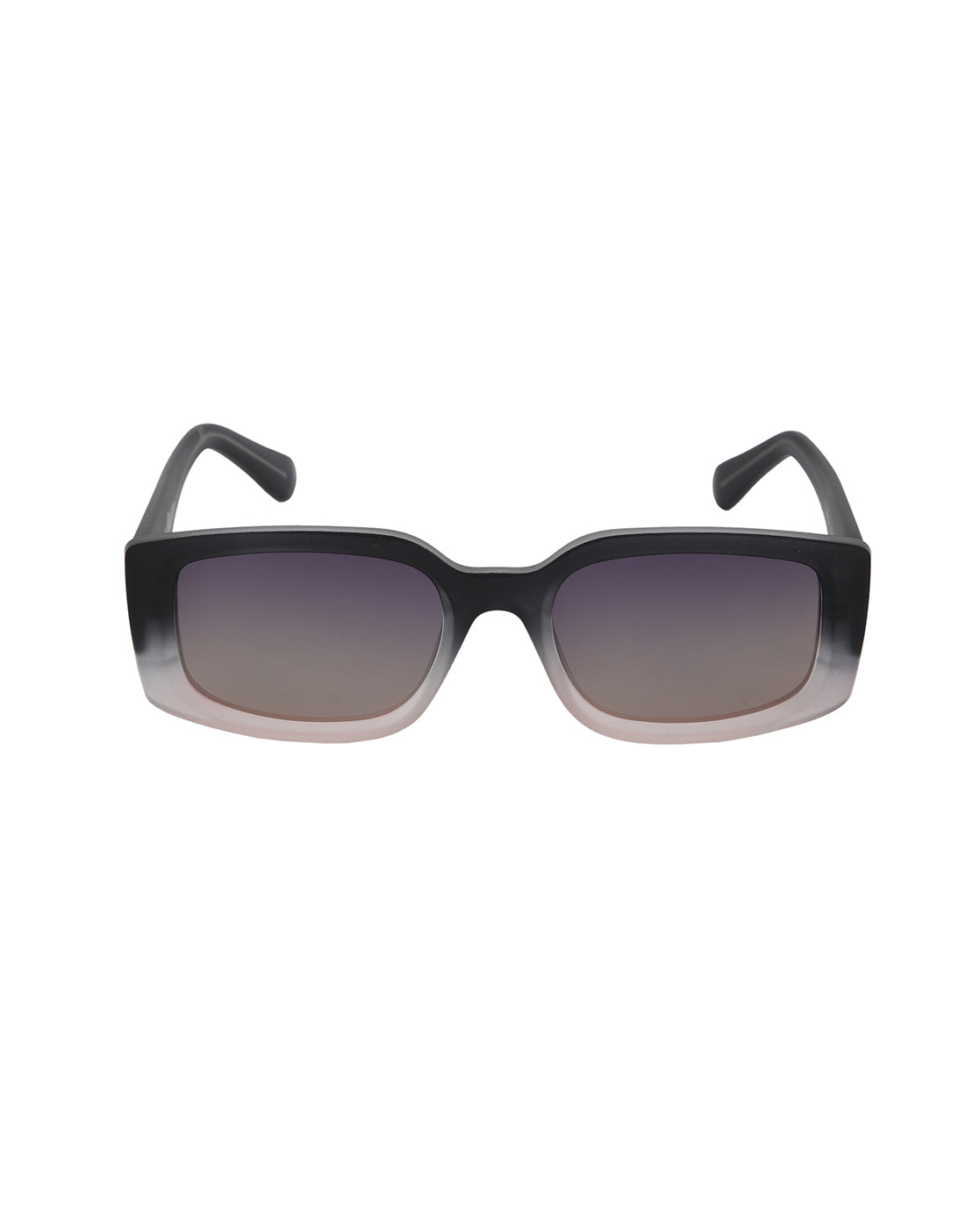 Double Toned with Polarised Lens Rectangle Sunglass for women