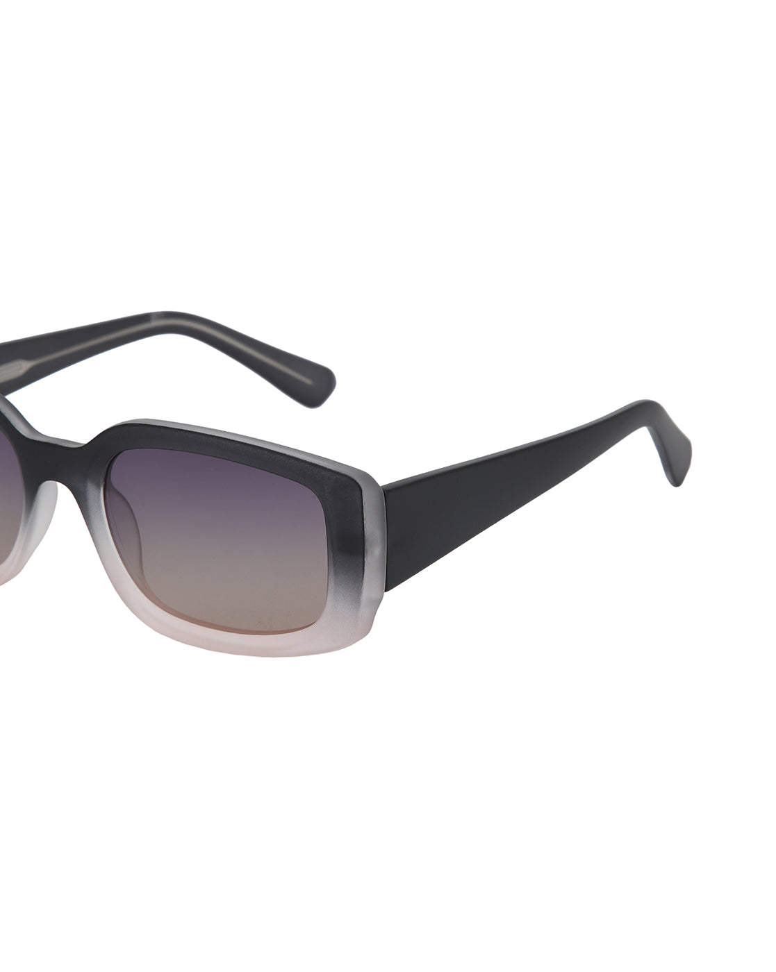Double Toned with Polarised Lens Rectangle Sunglass for women
