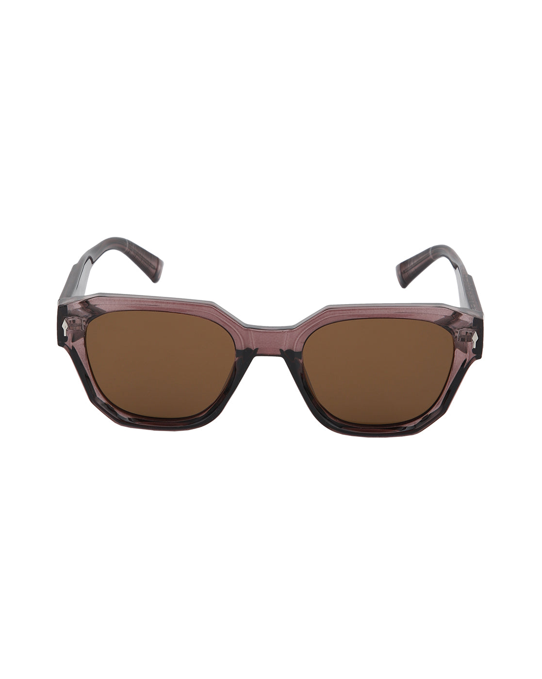 Brown Toned with Brown Polarised Lens Rectangle Sunglass for women