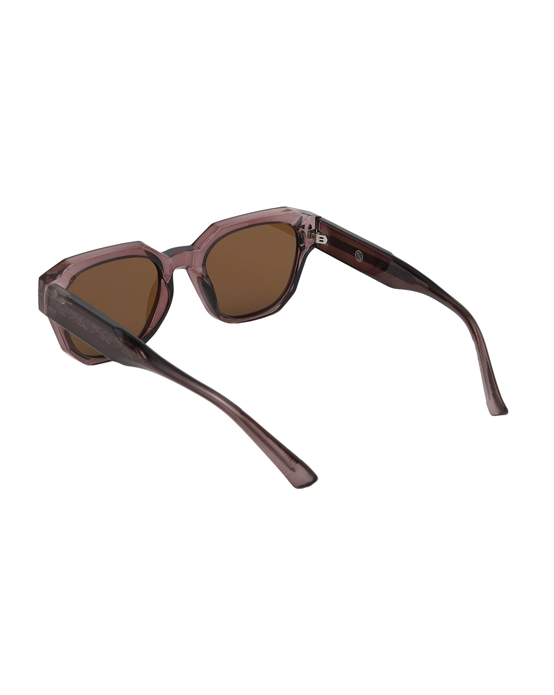 Brown Toned with Brown Polarised Lens Rectangle Sunglass for women