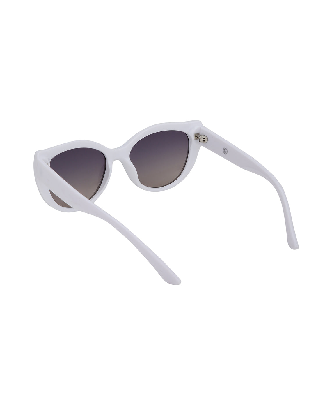 White with Black Toned Polarised Lens Cat Eye Sunglass for women