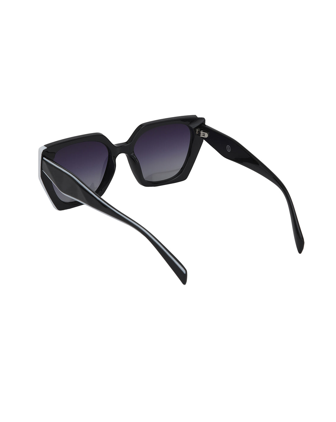 Black and White Toned with Polarised Lens Oversized Sunglass for women