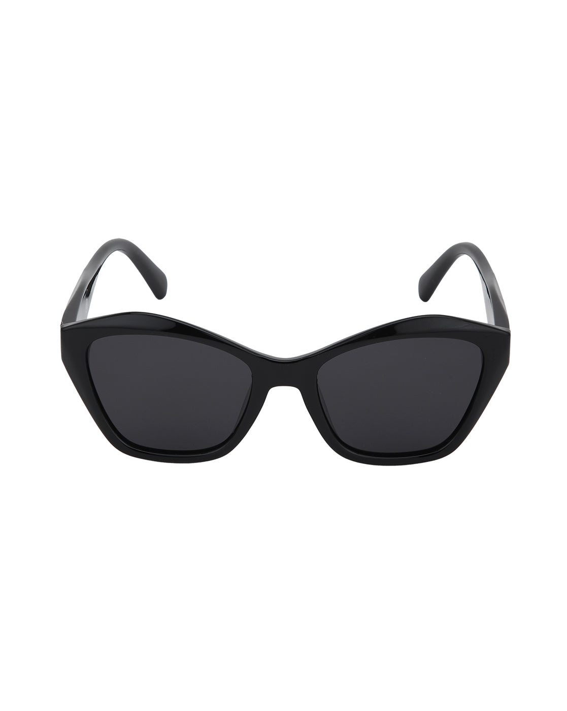 Black Toned with Blue Polarised Lens Butterfly Sunglass for women
