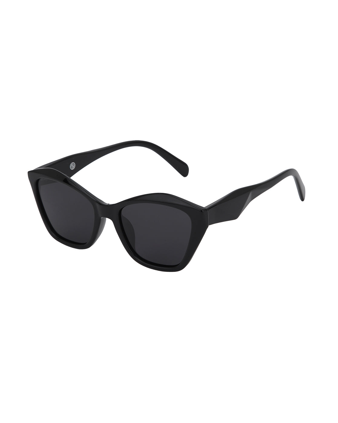 Black Toned with Blue Polarised Lens Butterfly Sunglass for women