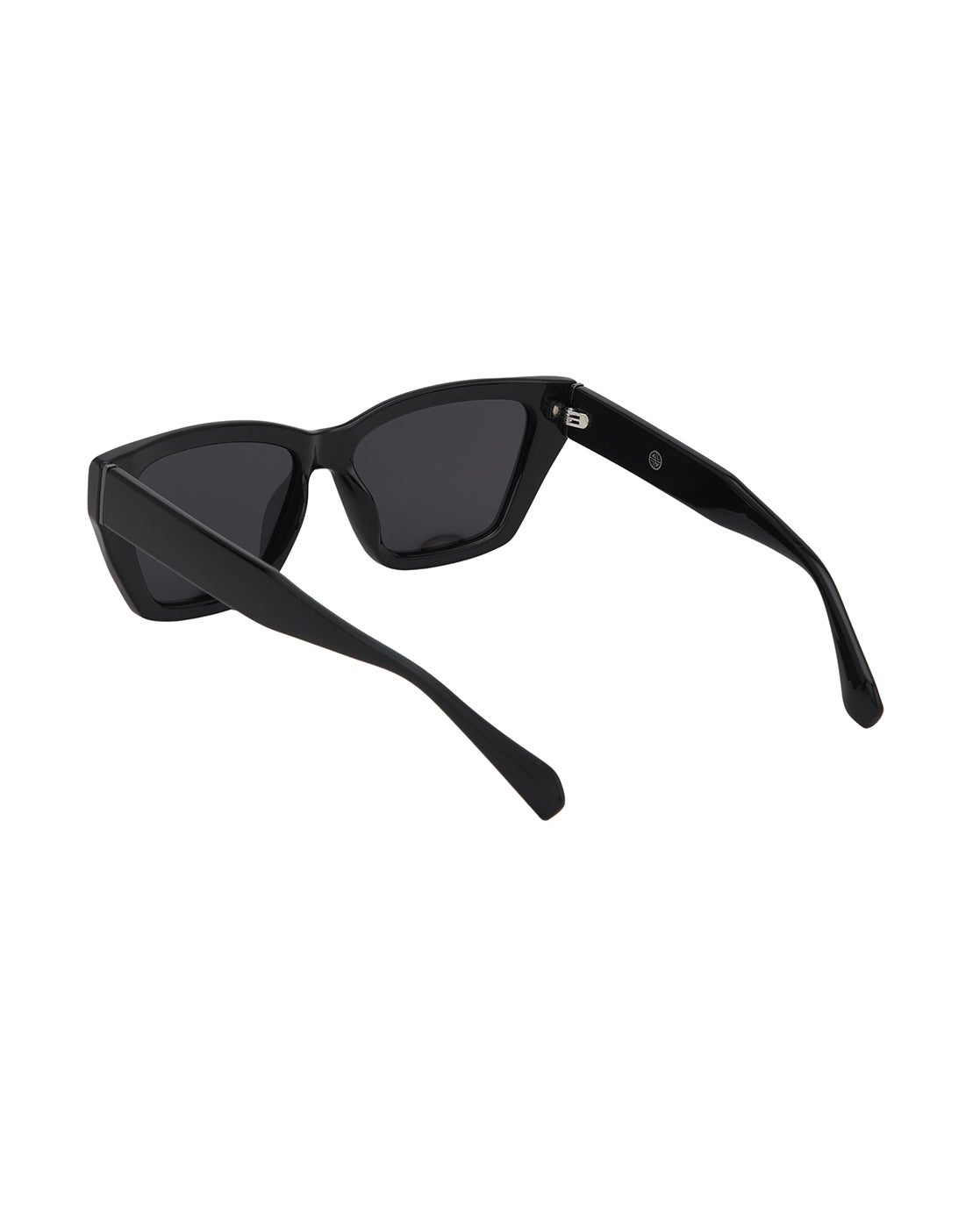 Black Toned with Black Polarised Lens Rectangle Sunglass for women