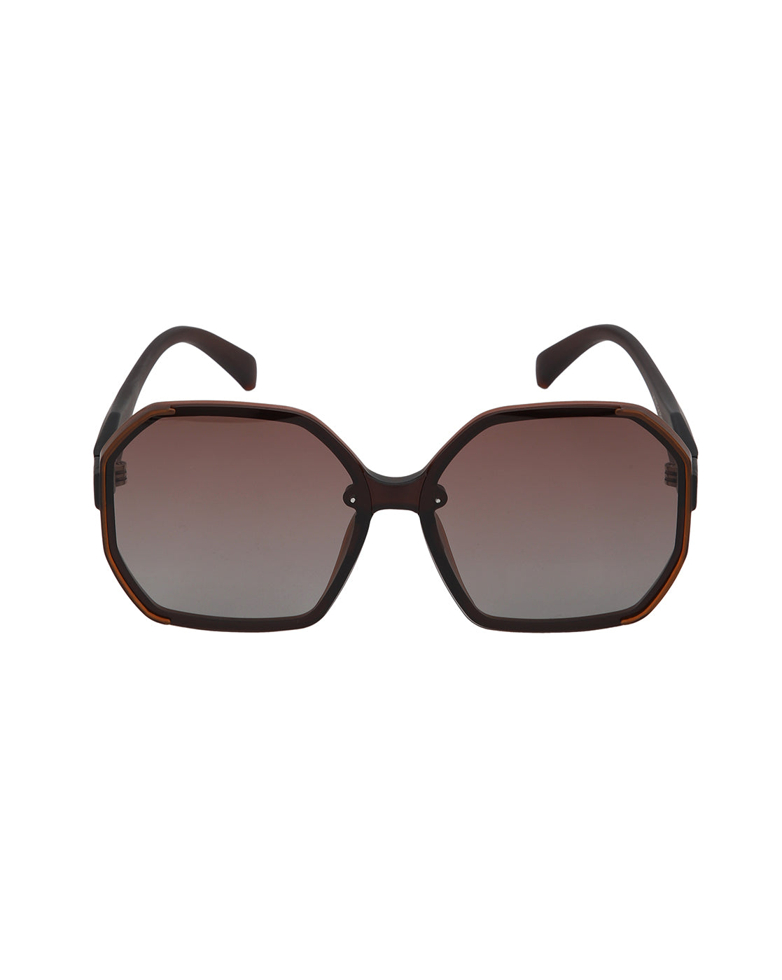 Brown Toned with Brown Lens Polarised Oversized Sunglass for women