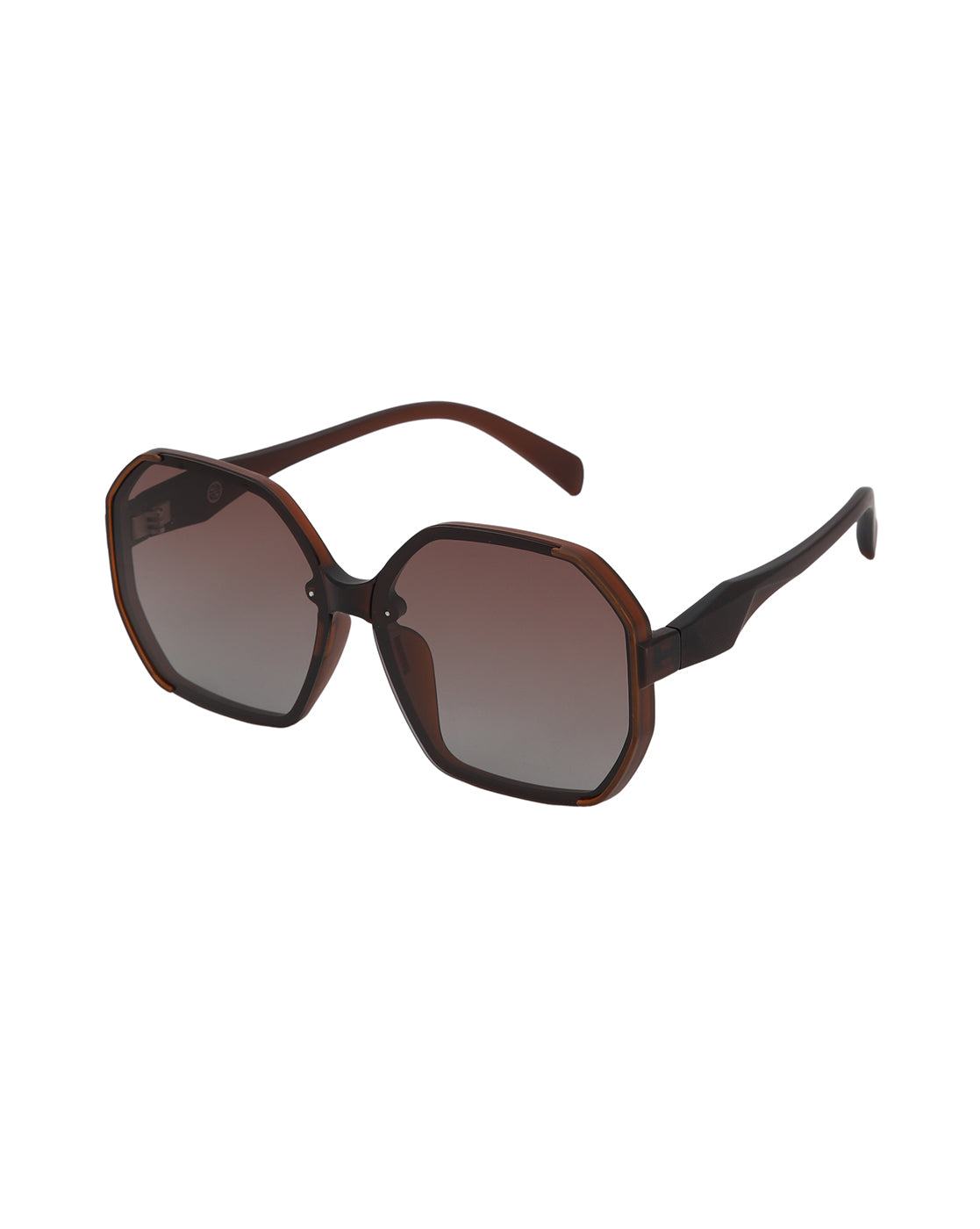Brown Toned with Brown Lens Polarised Oversized Sunglass for women