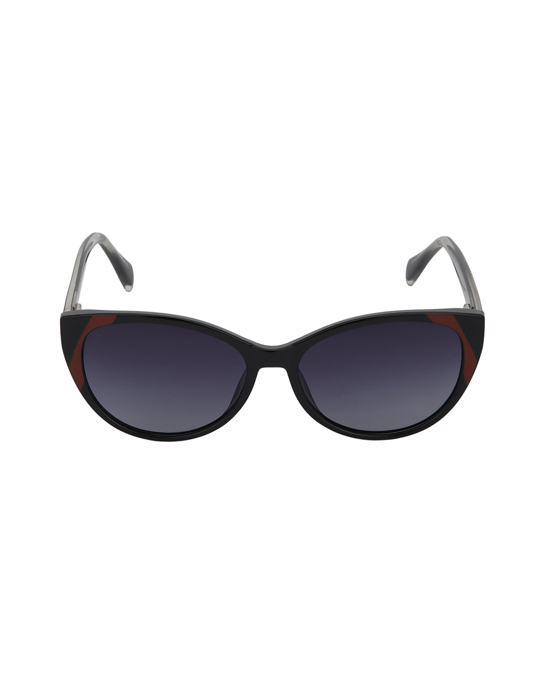 Black and Red Toned with Polarised Lens Cat Eye Sunglass for women