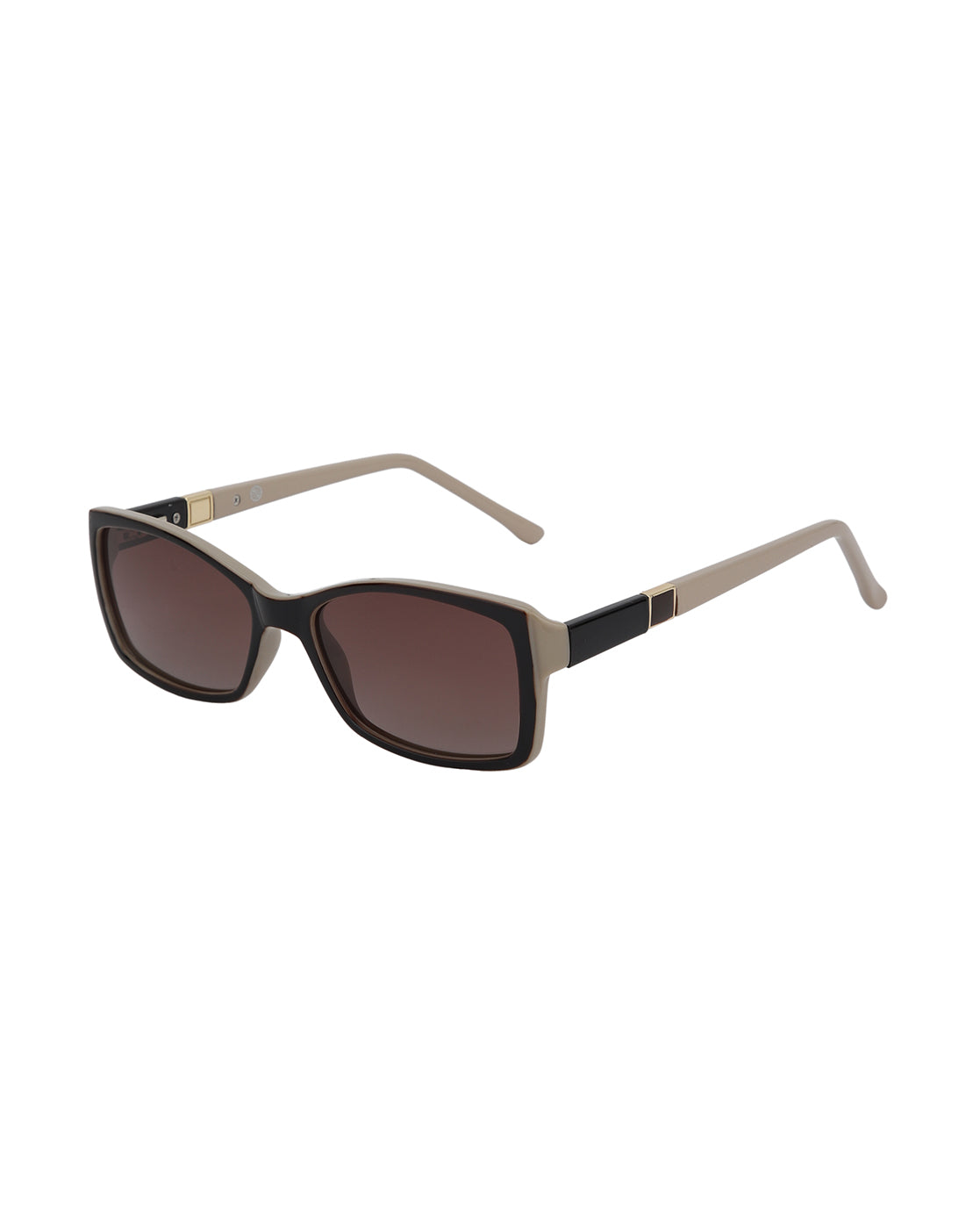 Brown Toned with Brown Polarised Lens Rectangle Sunglass for women