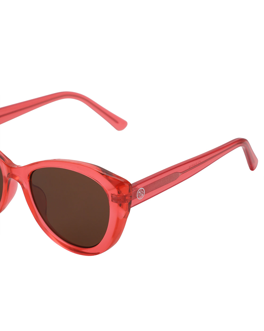 Red Toned with UV Protected Lens Cat Eye Sunglasses for women