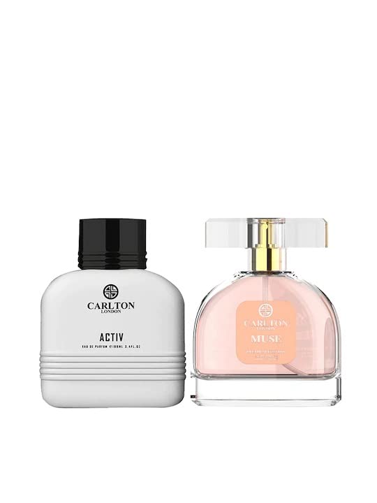 Carlton London Combo Men Activ And Women Muse Perfume 100Ml Each