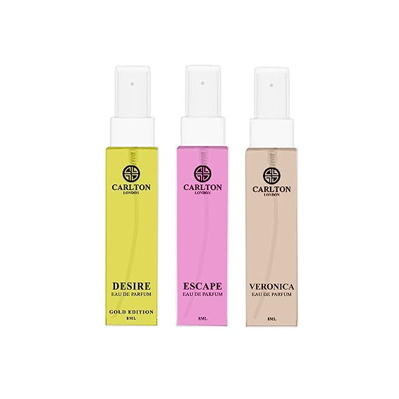 Combo Women Escape, Desire And Veronica Perfume- 8Ml Each