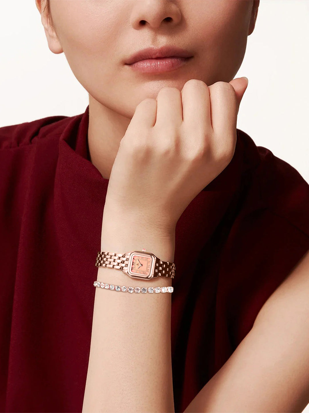 Chloe Mini Pink Women Analog with Bracelet Watch CLWWS-03