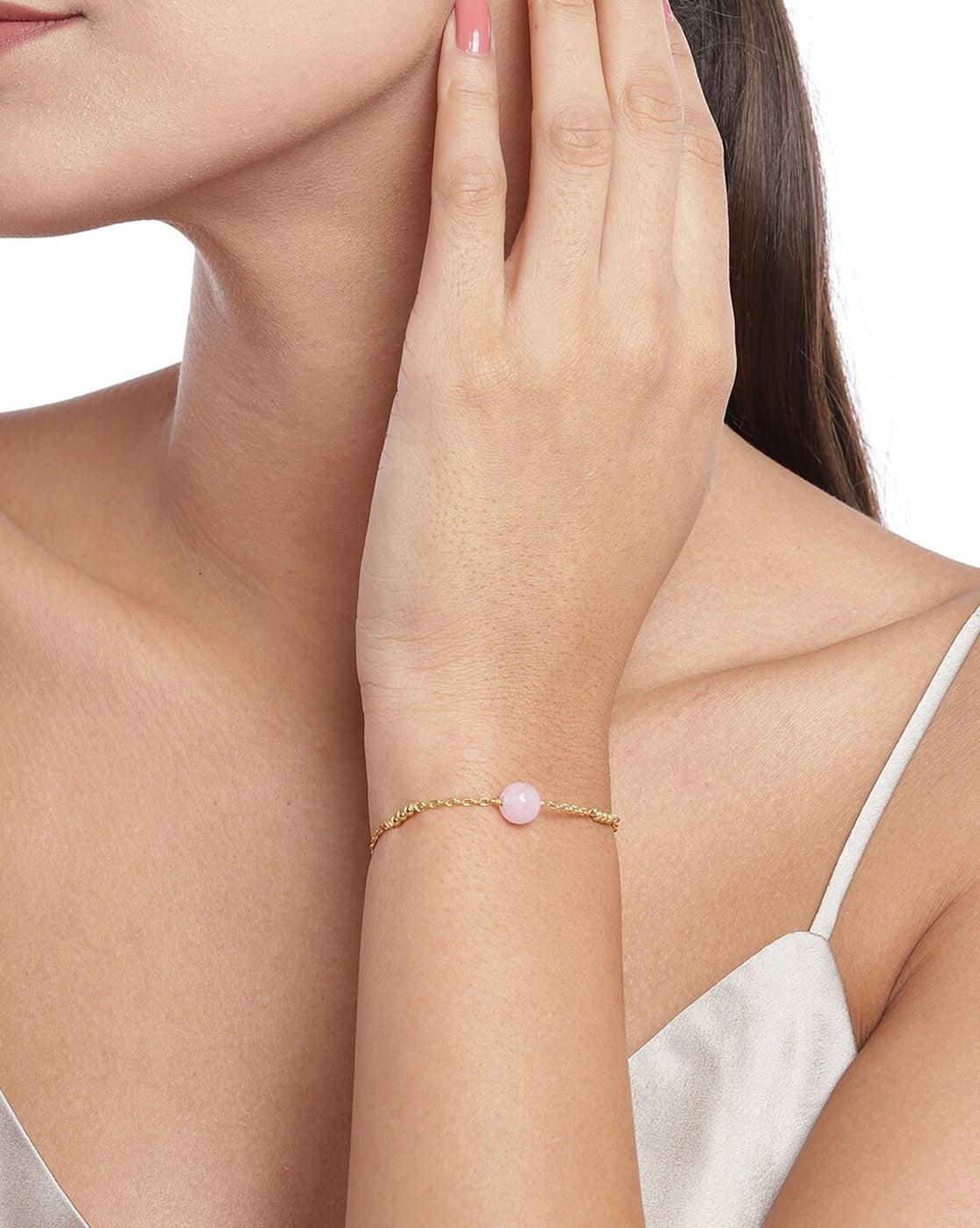 Carlton London Gold Plated With Opal Bracelet For Women