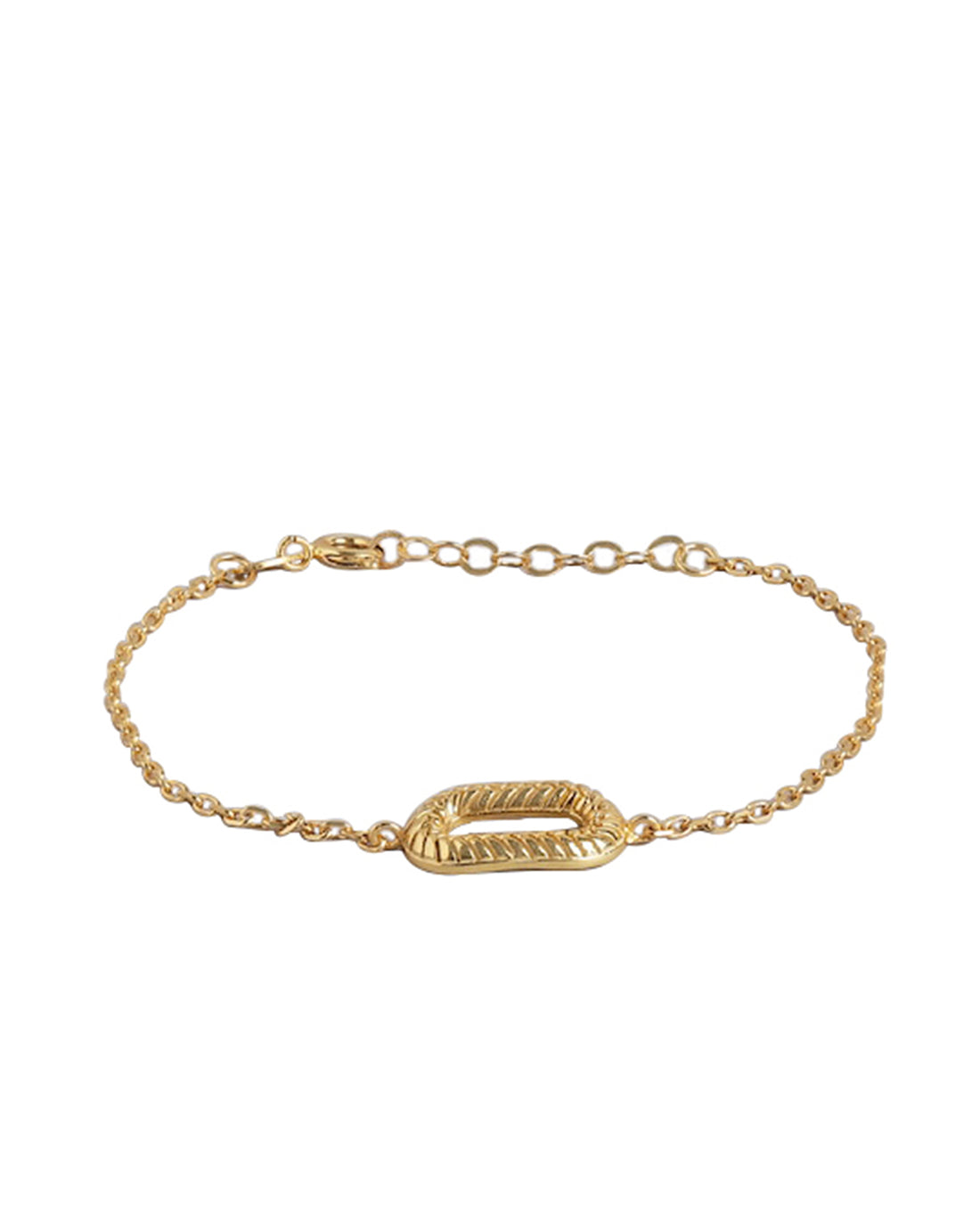 18Kt Gold Plated Charm Bracelet For Women