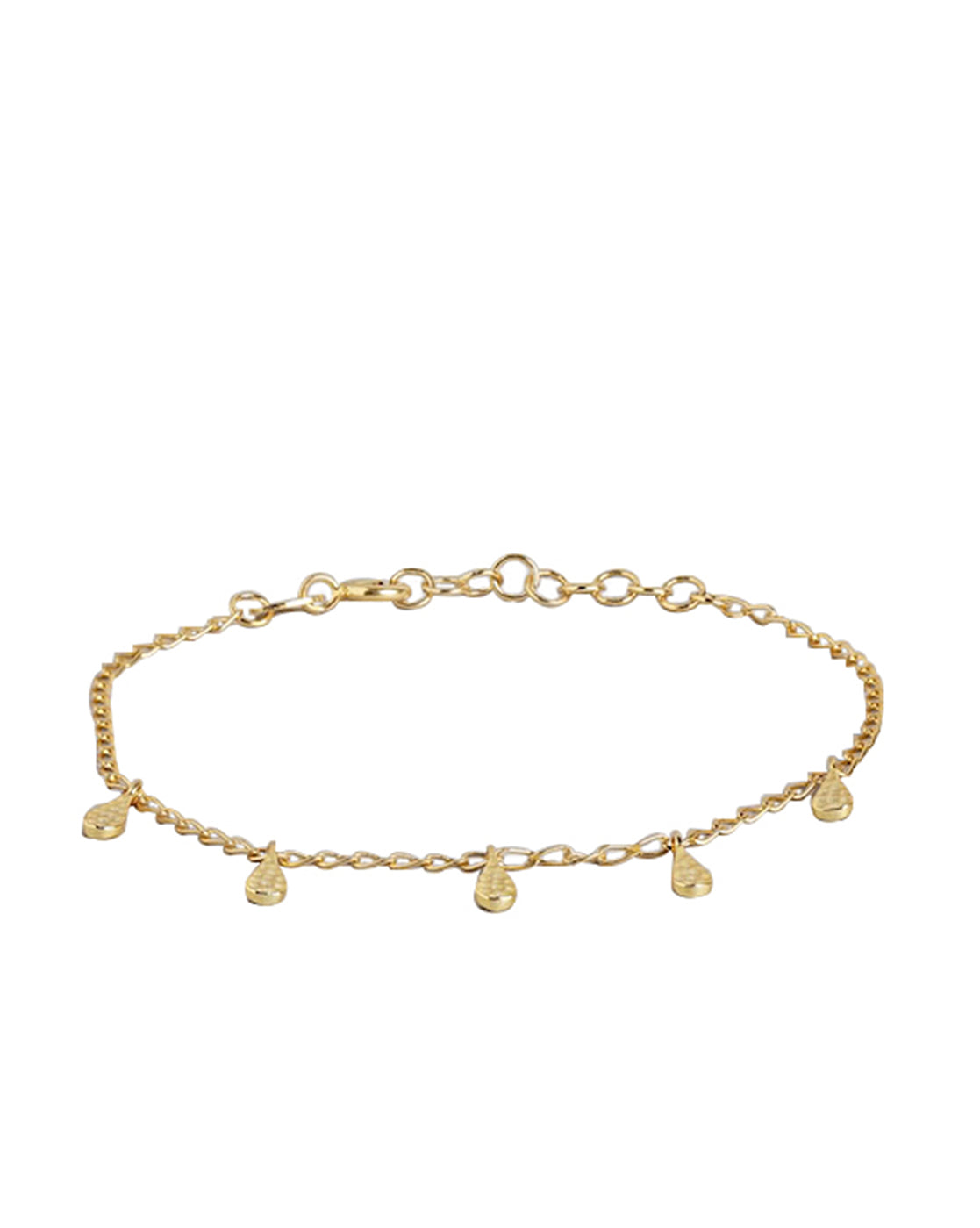18Kt Gold Plated Charm Bracelet For Women