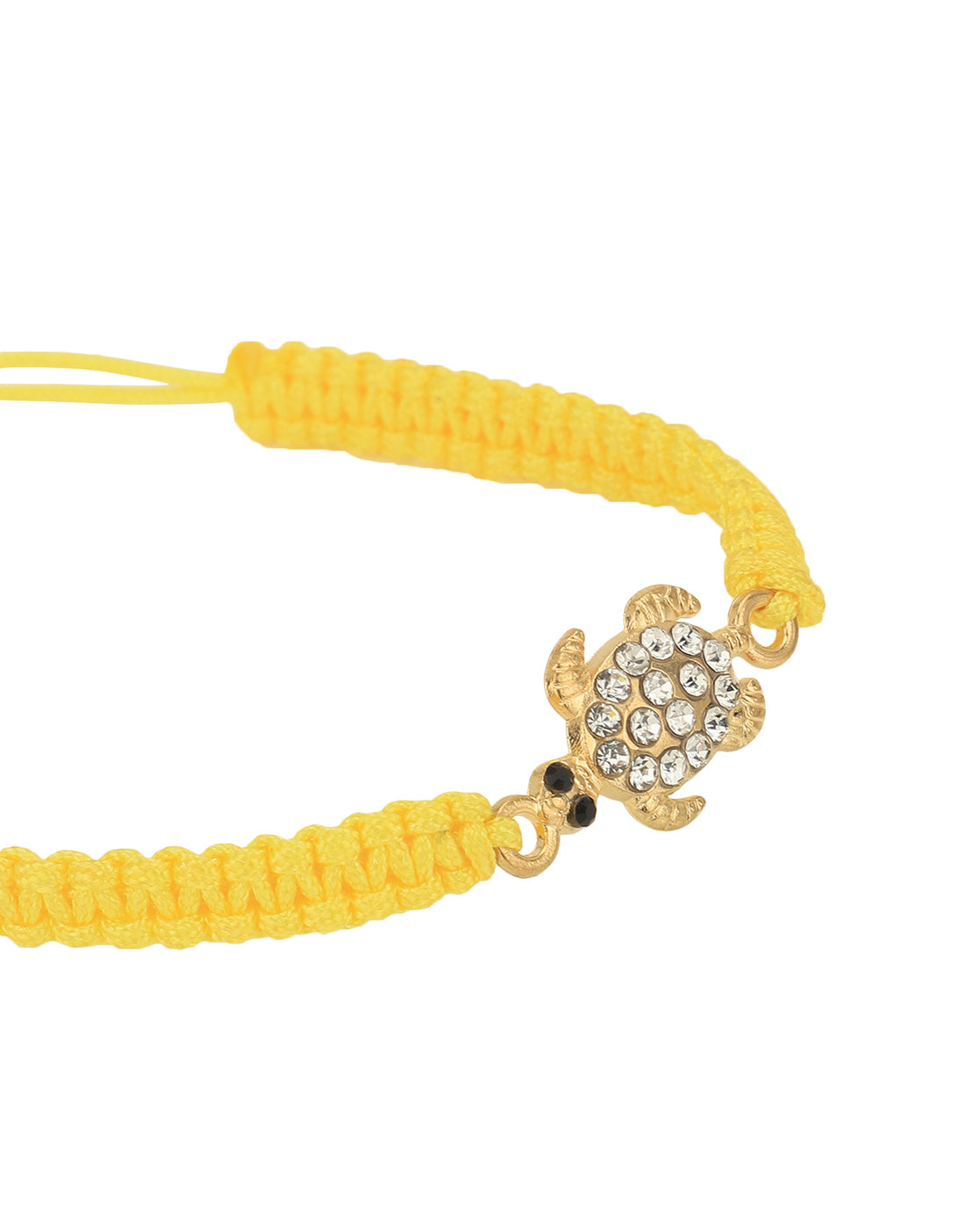 Set of 2 Gold Plated CZ Star & Animal Evil Eye Adjustable Bracelet for women