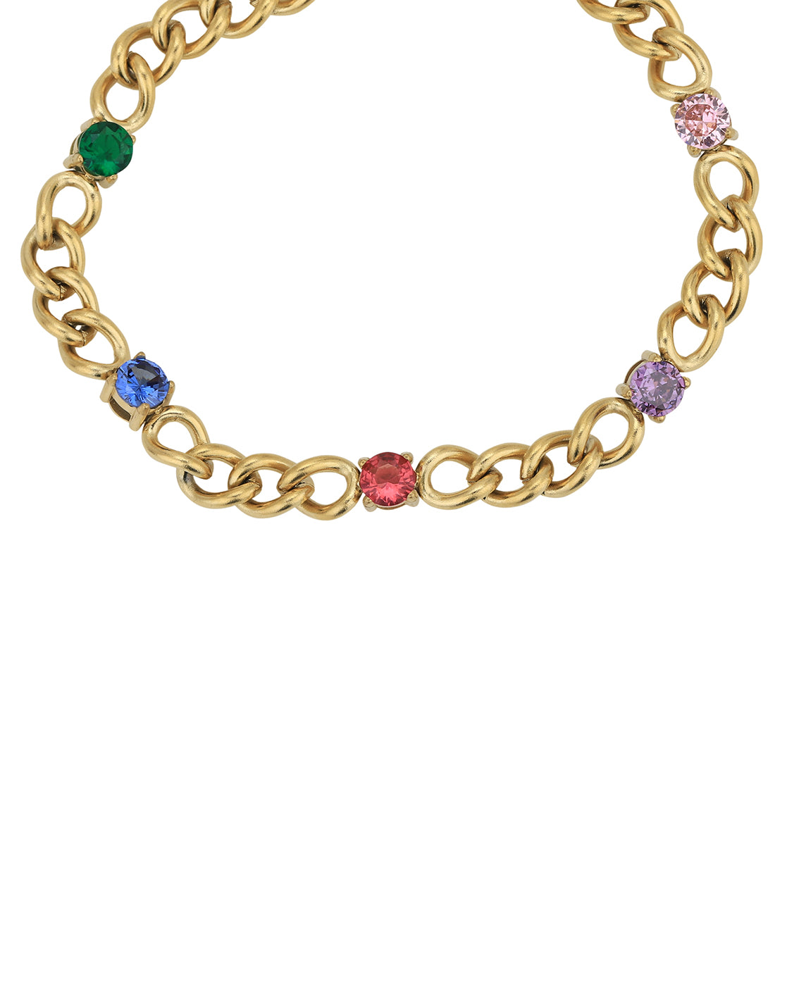 Gold Plated with CZ Charm Bracelet for women
