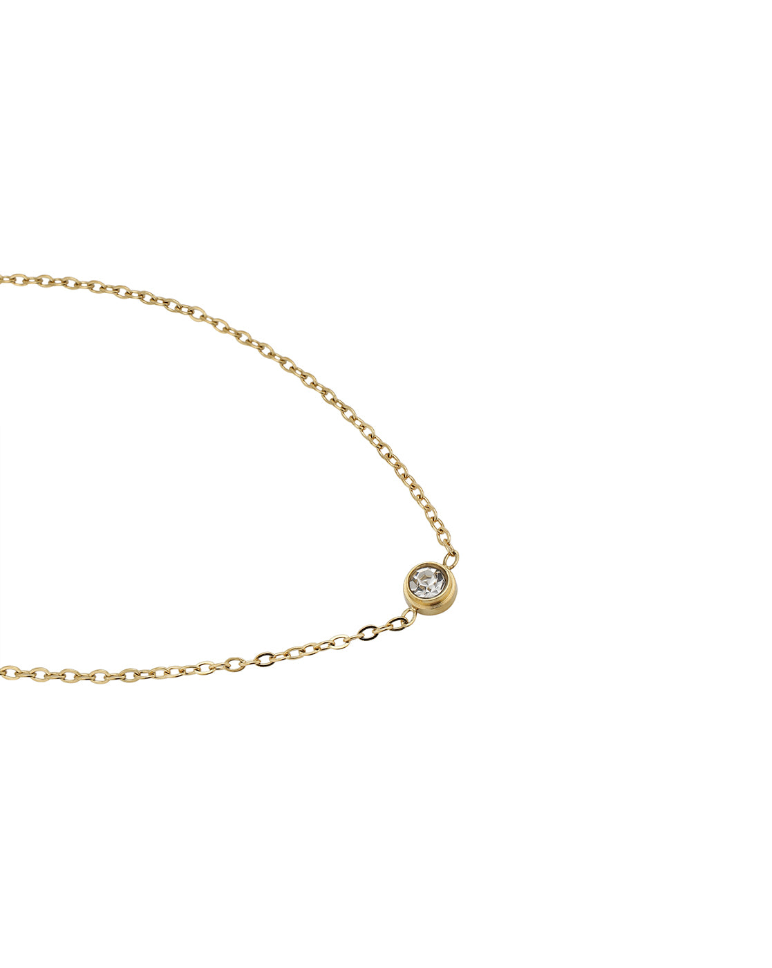 Gold Plated CZ Wraparound Bracelet