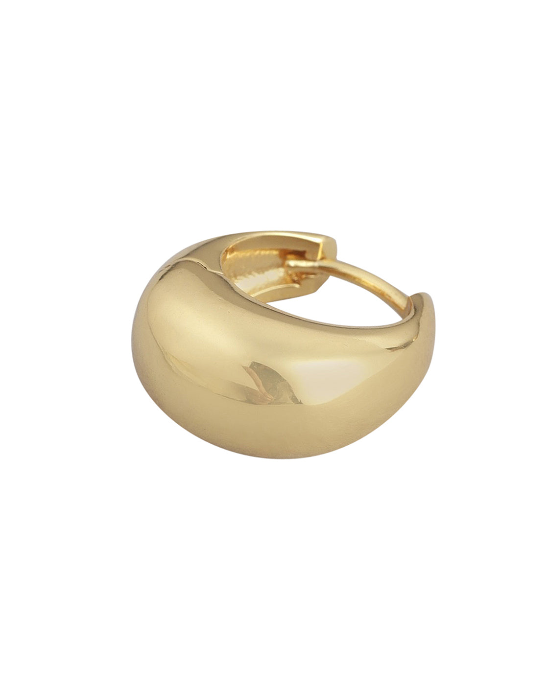 Gold Plated Fancy Hoop Earring For Women