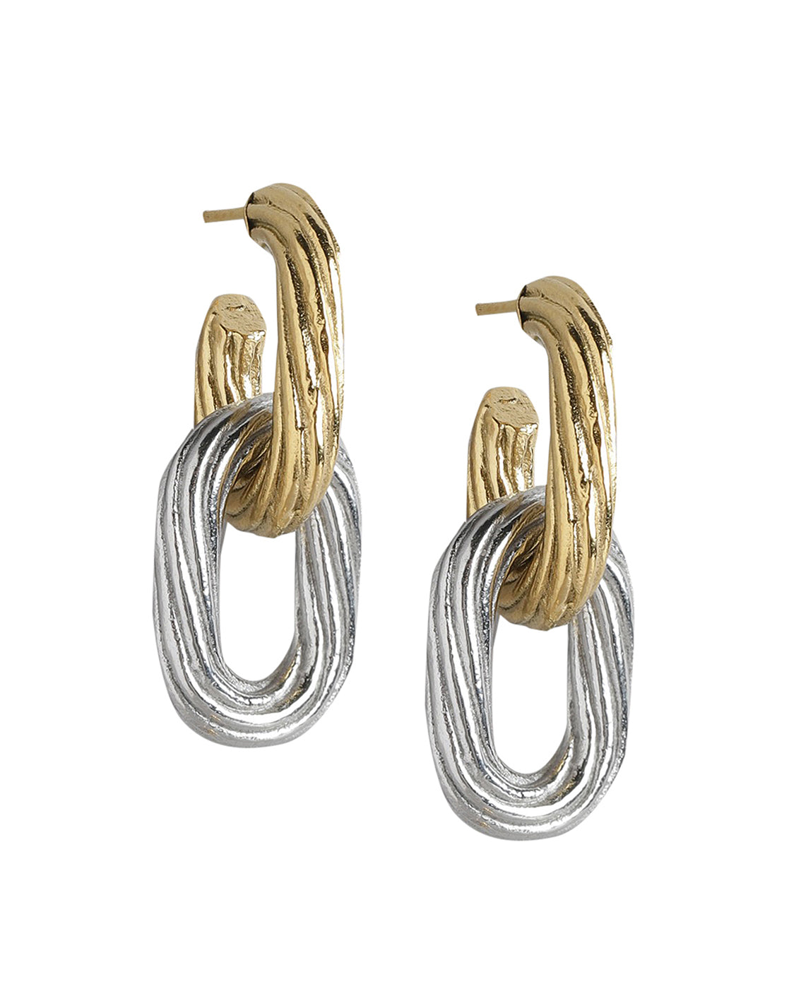 Gold & Silver Plated Fancy Drop Earring For Women
