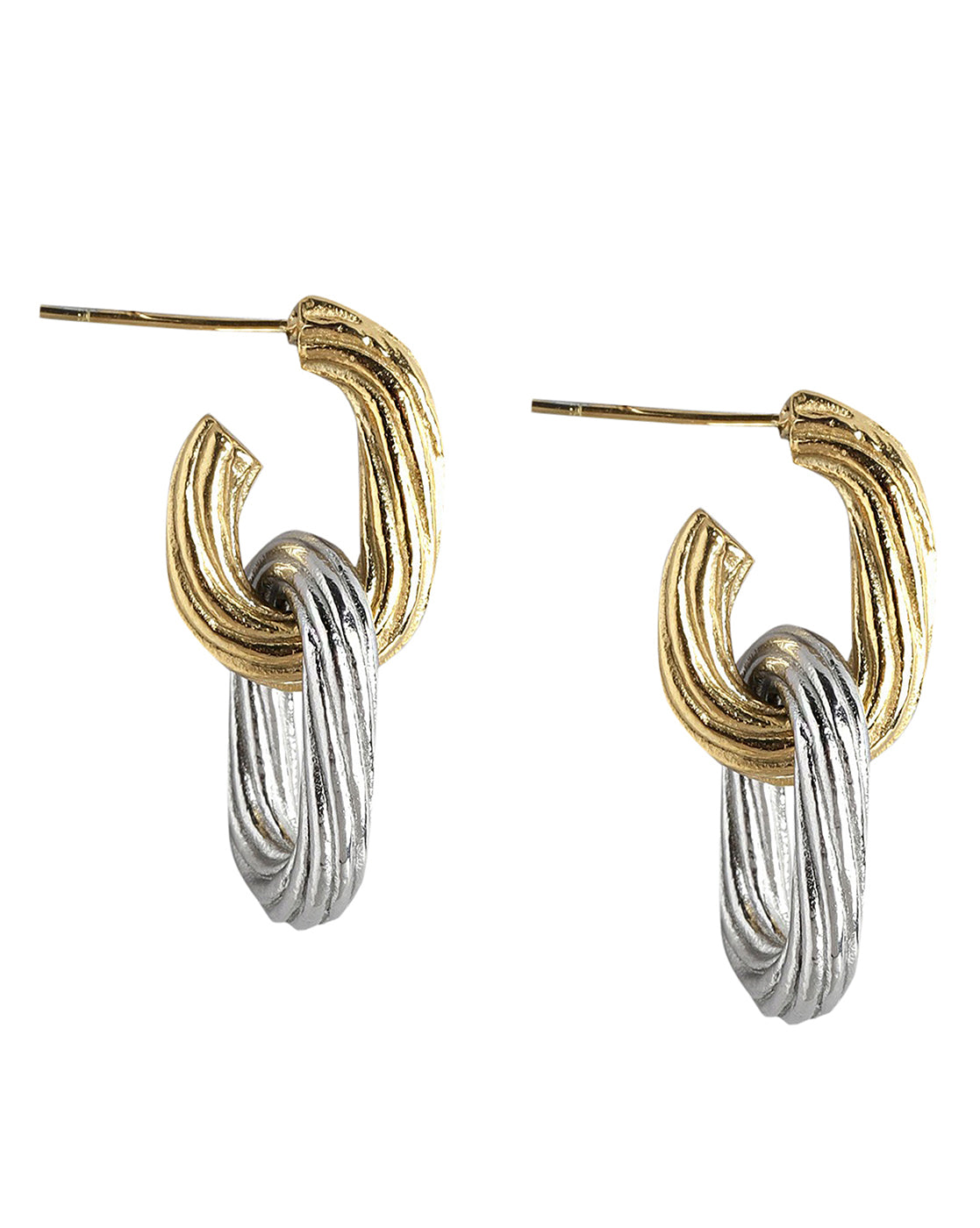 Gold & Silver Plated Fancy Drop Earring For Women