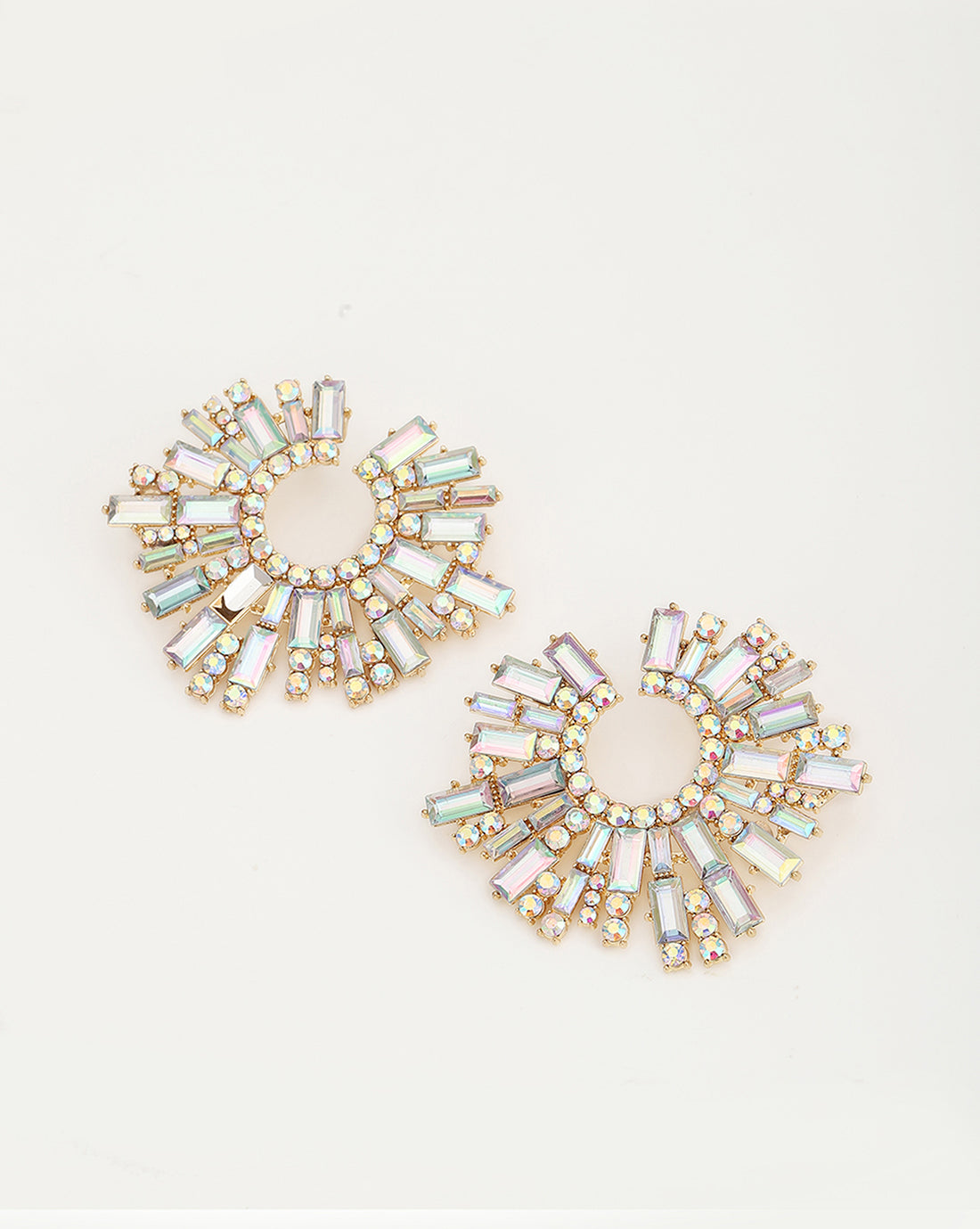 Gold Plated With Cz Fancy Bold Earrring For Women