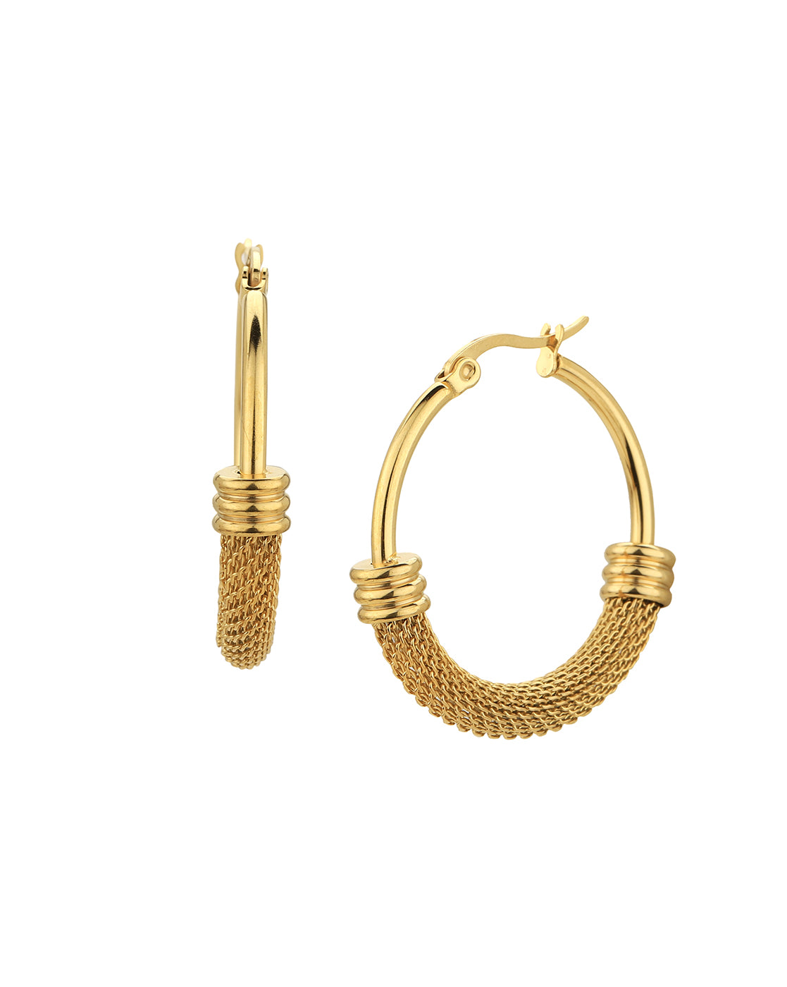 Gold Plated Hoop Earring for women