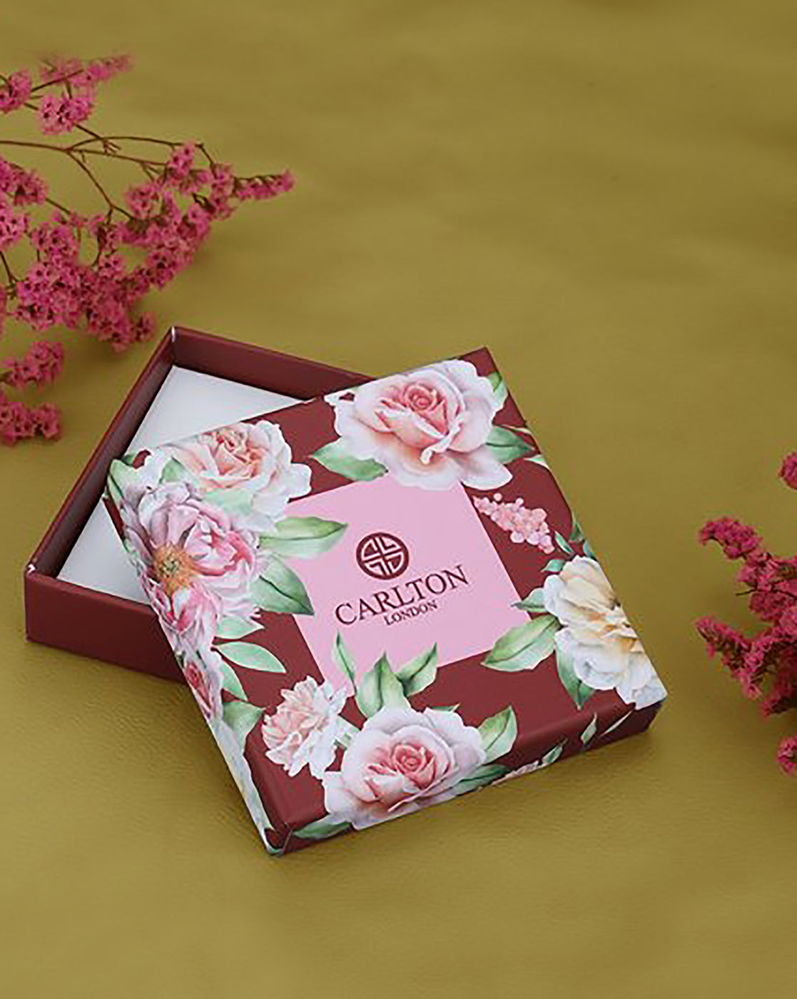 18kt Rose Gold Plated with CZ Bold Stud Earring