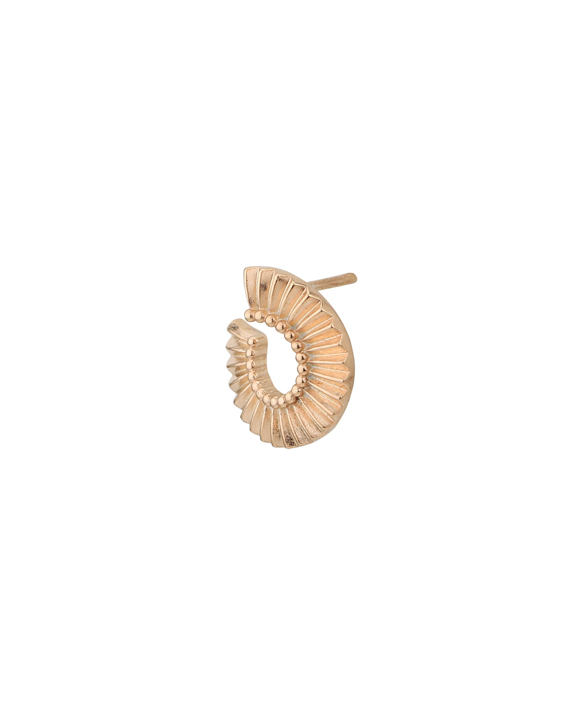 18kt Rose Gold Plated Fancy Stud Earring