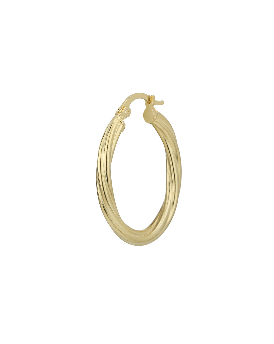18kt Gold Plated Oval Hoop Earring