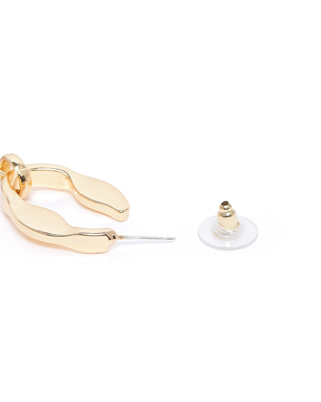 Gold Plated Dangling Pearl Drop Earring