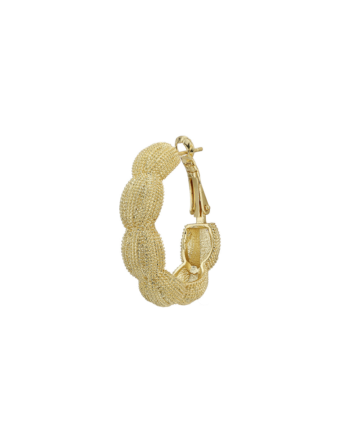 Gold Plated Statement Hoop Earring