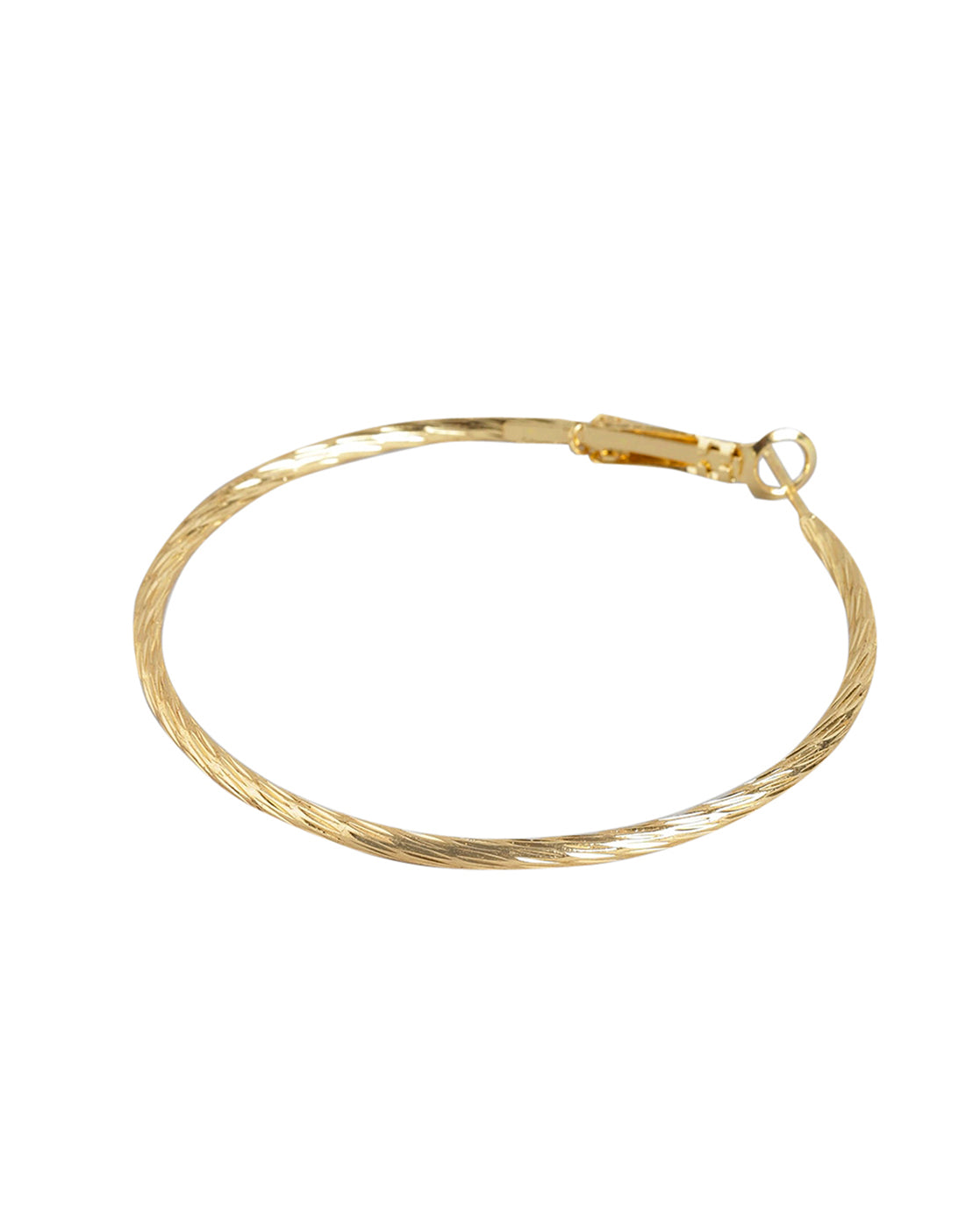Carlton London Set Of 3 Gold Plated Fashionate Hoop Earring