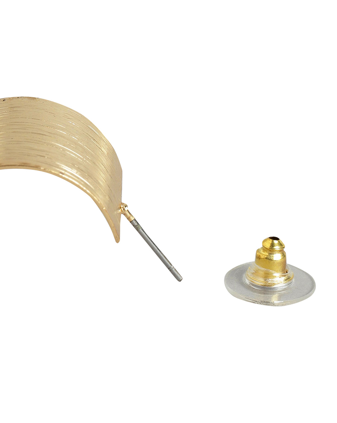 Carlton London Set Of 3 Gold Plated Fashionate Hoop Earring