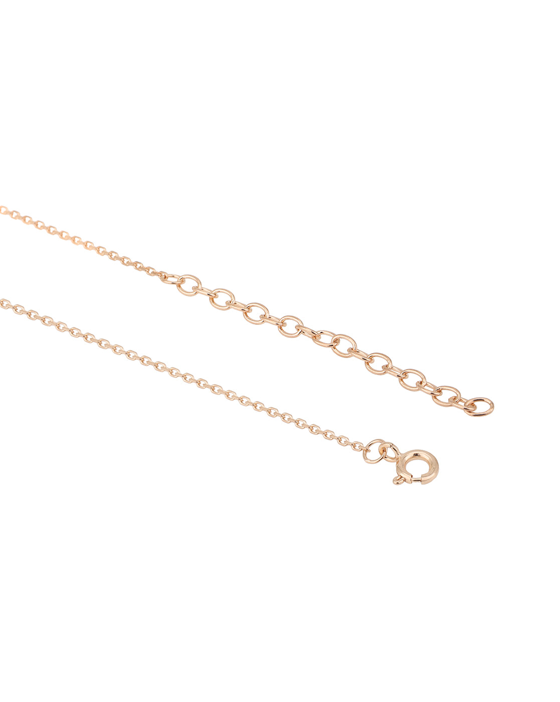 18kt Rose Gold Plated Multiple Heart Shaped Charm Mangalsutra